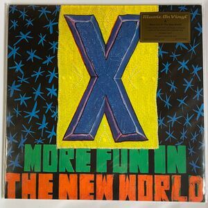 X More Fun In The New World NEW Limited Numbered Blue Vinyl Record 2023 Punk